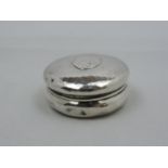 Birmingham Silver Pot with Powder Puff Insert