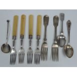 Quantity of Hallmarked Victorian Silver Cutlery