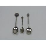 3x Silver Spoons - One Unmarked - 26 grams