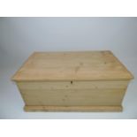 Victorian Pine Blanket Box