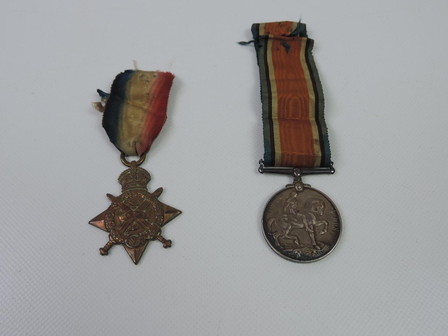 WWI Medals Awarded to Sydney Hobbs (Driver in Army Service Corps)