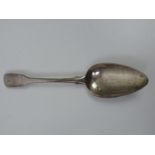 Georgian London Silver Serving Spoon - Engraved 1830