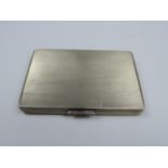 Sterling Silver Engine Turned Cigarette Case - 53 grams