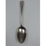 Georgian London Silver Serving Spoon - 65 grams