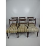 6x Victorian Mahogany Dining Chairs