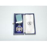 Boxed Birmingham Silver Medal - Long Service The National Operatic and Dramatic Association