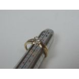 9ct Gold and Diamond Ring