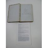 Ships Log for HM Brig Sea Lark from 1850-52. The log was written for commander L S Sotheby Esq by