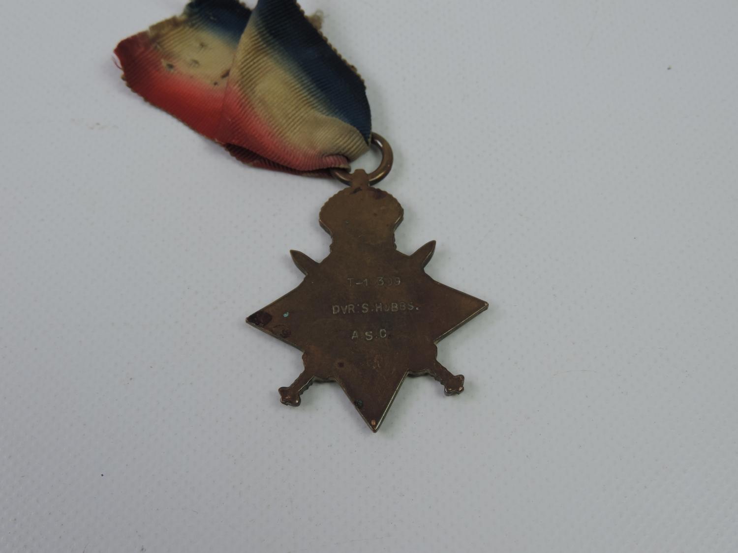 WWI Medals Awarded to Sydney Hobbs (Driver in Army Service Corps) - Image 5 of 6