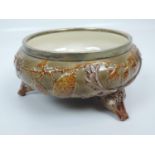Wedgwood Bowl with Deer Head Feet and Pine Cone Decoration
