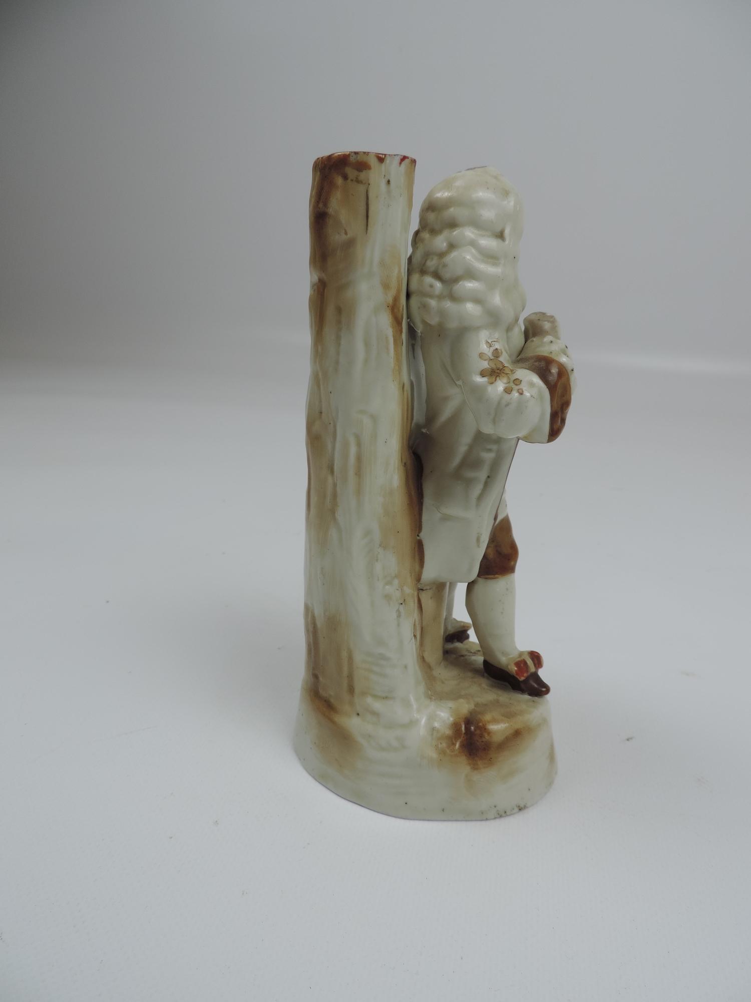 Porcelain Ornament of a Boy - Character Mark To Base - 6" Tall - Image 3 of 4