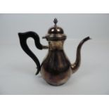 Birmingham Silver Coffee Pot with Bakelite Handle - 495 grams