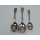 3x Sterling Silver Spoons - 50 grams