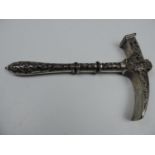 Silver Plated Decorative Hammer - 7" Long