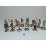 Quantity of Model Lead Soldiers, Some Painted.