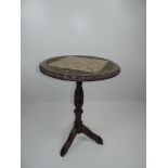 Victorian Oak Occasional Table with Chess Board Top