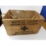 Wooden Crate - Royal Army Medical Corps