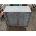 Galvanised Bin