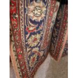 Large Patterned Rug - Red Ground