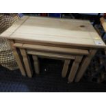 Nest of Pine Tables