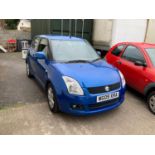 Suzuki Swift WG09XRA Mot October 2019 nine service stamps