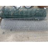 Roll of Sheep Fencing and Roll of Poultry Netting