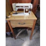 Sewing Table with Electric Jones Sewing Machine