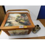 Sewing Box and Contents