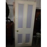 4x Painted Retro Internal Doors with Original Fittings