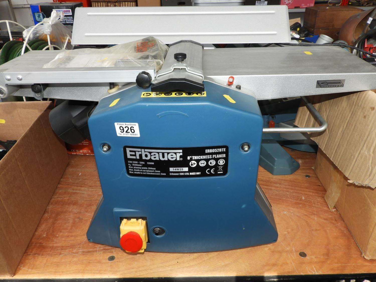 Erbauer 8" Thickness Planer