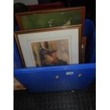 Plastic Crate and Contents - Framed Prints