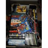 Quantity of DVDs and CDs