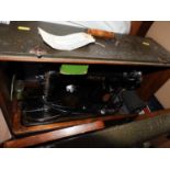 Cased Electric Singer Sewing Machine