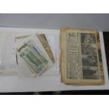 Quantity of Old Bank Notes and Newspapers