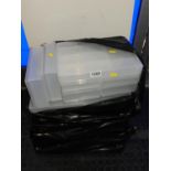 Large Quantity of Plastic Storage Boxes