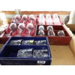 Quantity of Dartington and Other Crystal Tumblers and Wine Glasses