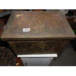 Brass Bound Storage Box