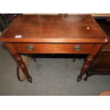 Hall Table on Turned Legs with Drawer under