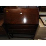 Oak Two Drawer Bureau