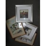 Quantity of Framed Prints and Signed Watercolours