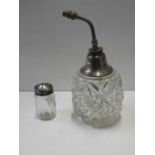 Silver Topped Perfume Bottle etc