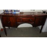 Mahogany Buffet Stand on Barley Twist Supports