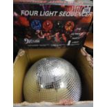 Glitter Ball and Disco Lights