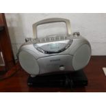 Hitachi Radio/CD Player and LG DVD Player