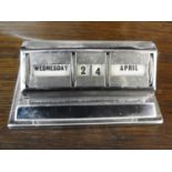 Perpetual Desk Calendar