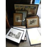 Quantity of Framed Prints and Engravings