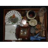 Various China, Costume Jewellery and Clock etc