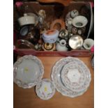 Box of Misc - China and Glassware