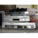 Various DVD and VHS Players