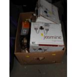 Box of Misc - Wall Mountable Light Fittings etc